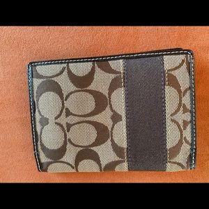 Coach passport wallet